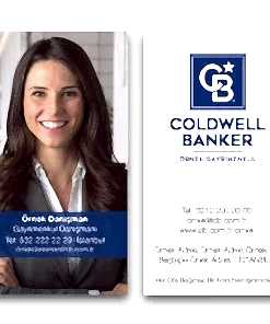 CB Broker Kartvizit (700gr Bristol, Kabartma Lak, 8.4x5.2cm)