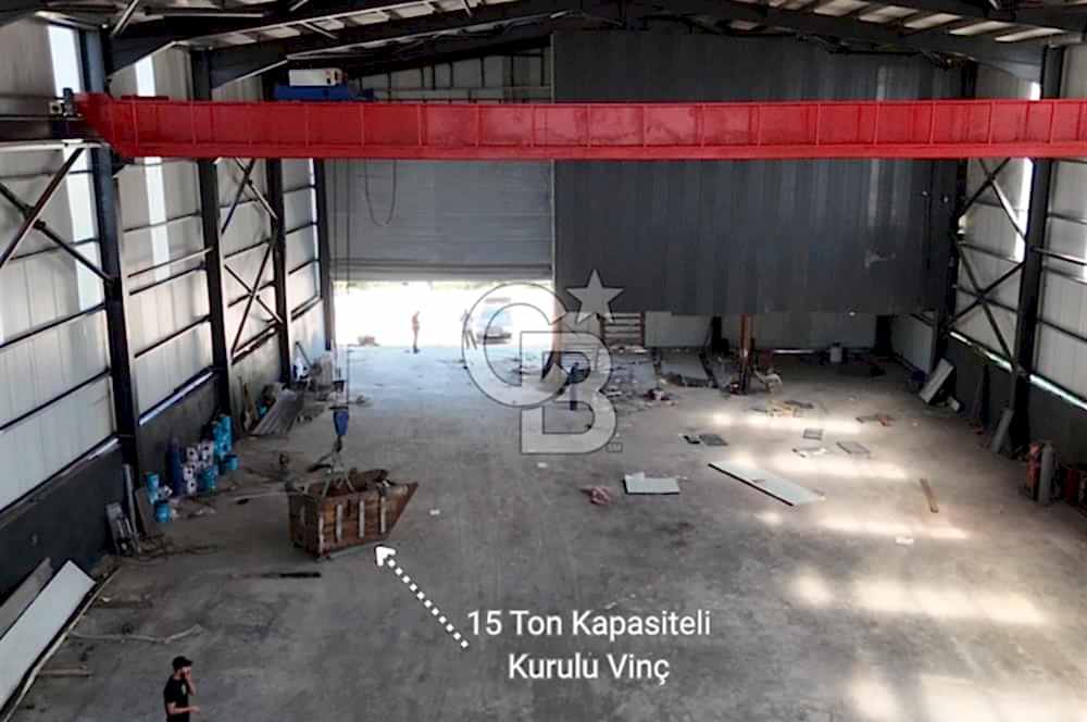 KAYTAZDEREDE 250 KW TRAFOLU 15 TON VİNÇLİ SATILIK FABRİKA