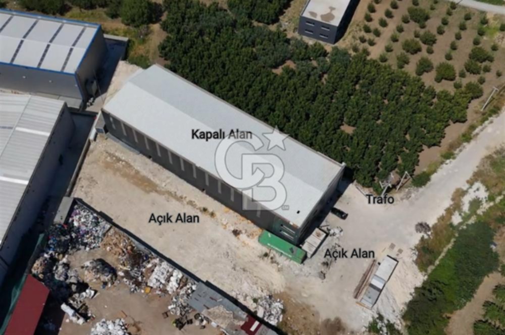 KAYTAZDEREDE 250 KW TRAFOLU 15 TON VİNÇLİ SATILIK FABRİKA