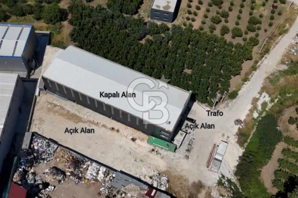 KAYTAZDEREDE 250 KW TRAFOLU 15 TON VİNÇLİ SATILIK FABRİKA